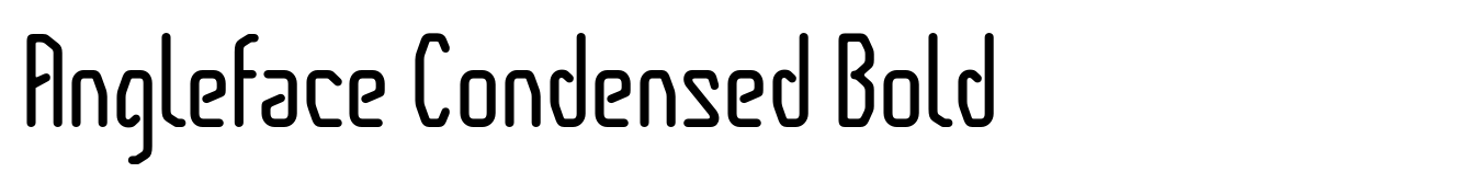 Angleface Condensed Bold